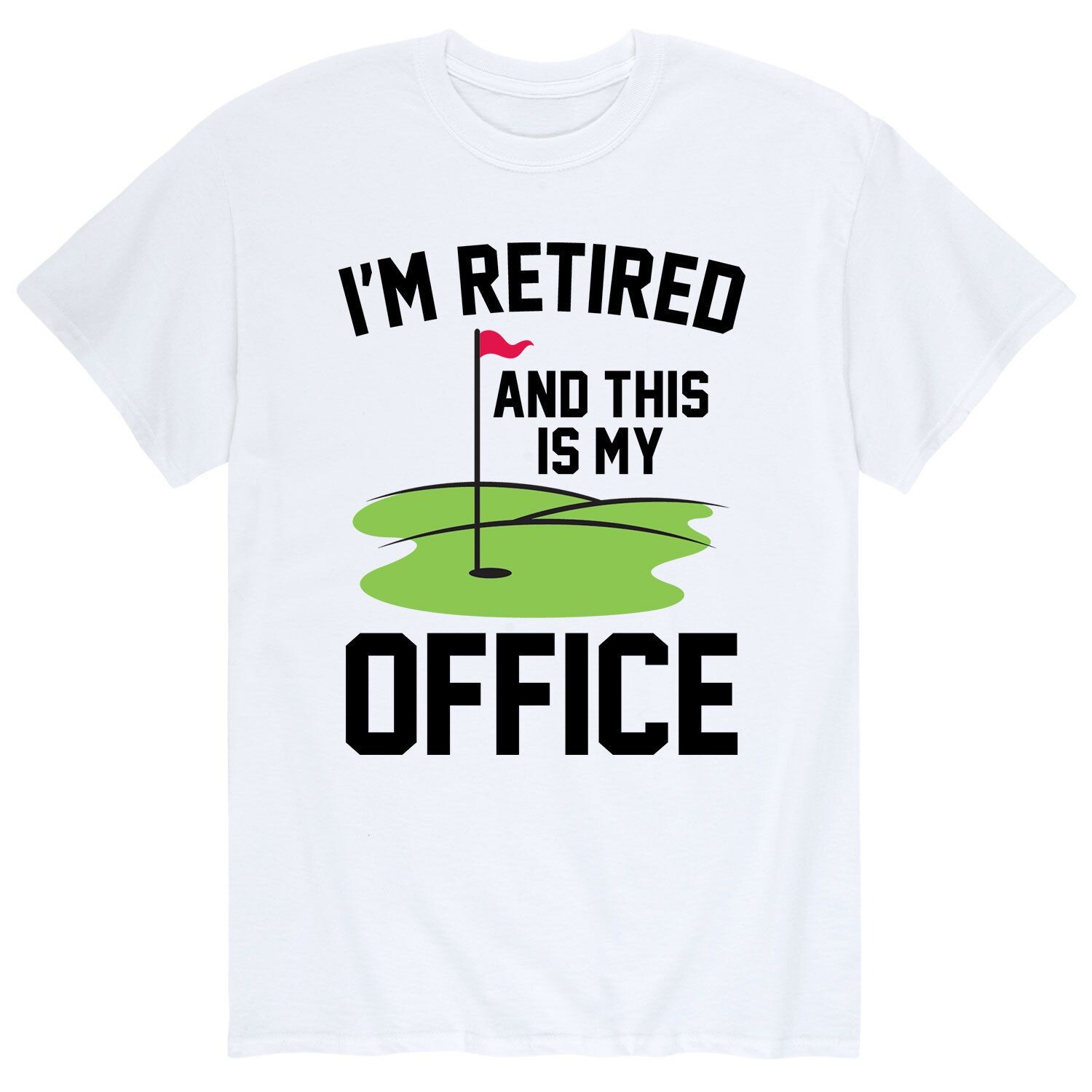 

Мужская футболка «Я на пенсии» This Is My Office Licensed Character