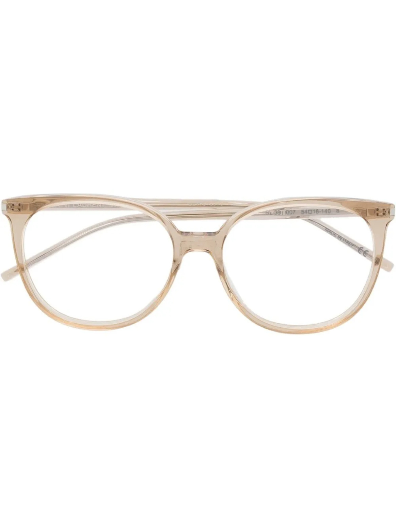 

Очки в круглой оправе Saint Laurent Eyewear, нейтральный