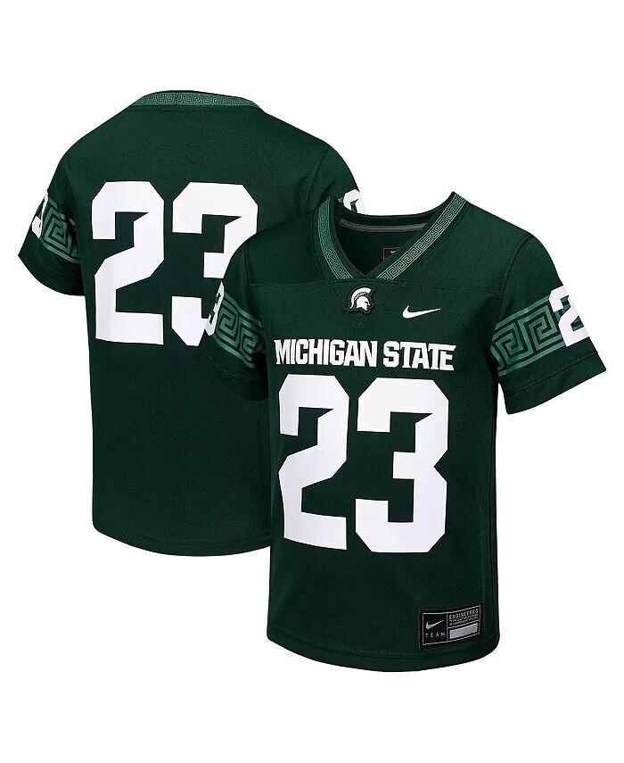 

Реплика игрового Джерси Big Boys # 23 Green Michigan State Spartans Untouchable Nike, зеленый