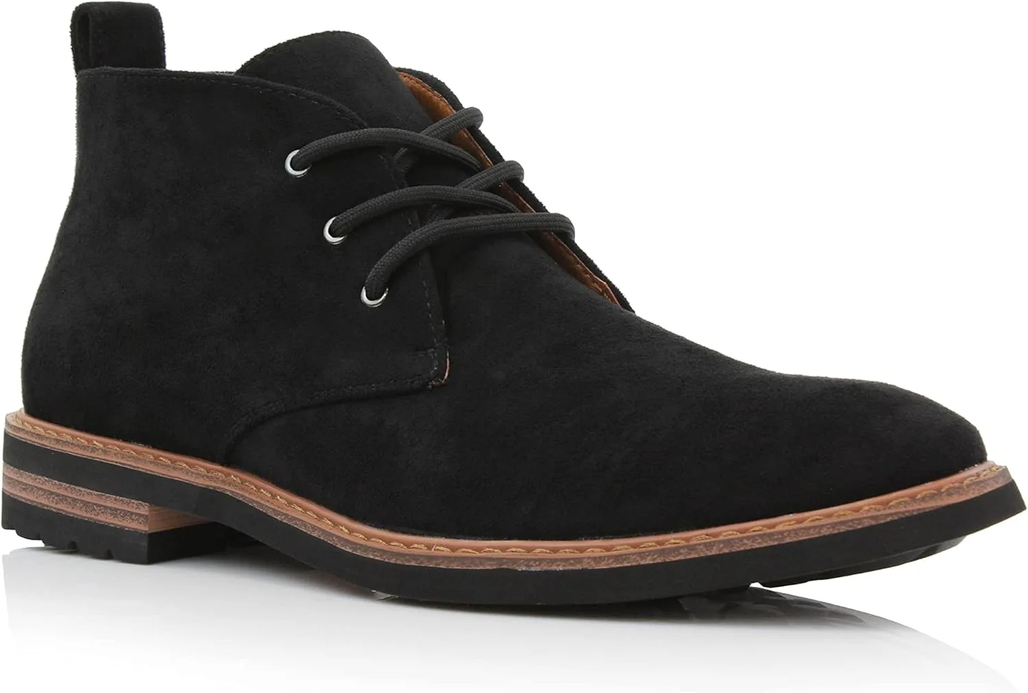 

Мужские ботинки-чукка Ferro Aldo | Классические, повседневные и спортивные модели | Ботинки на шнуровке для работы и повседневной носки, черный