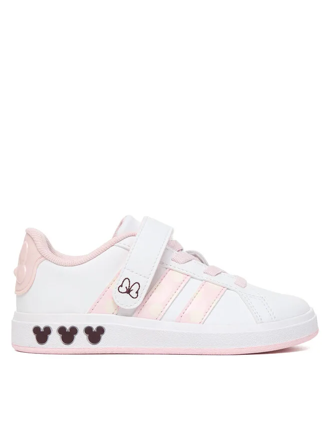 Adidas Кроссовки Grand Court Minnie El K JR8134 белые