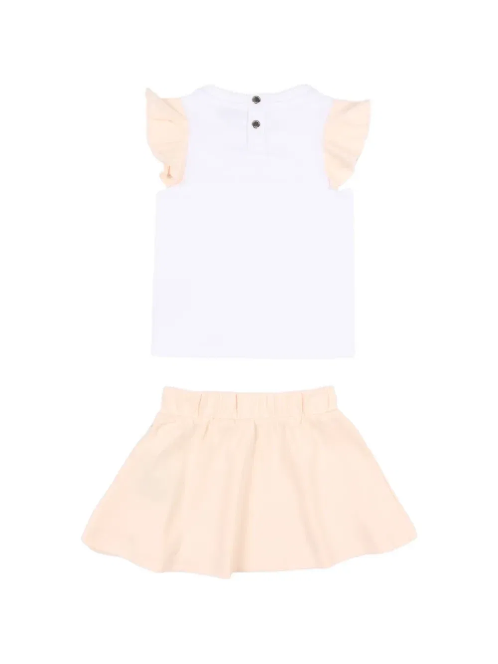 Комплект с юбкой с оборками Trussardi Junior, белый — фото 2