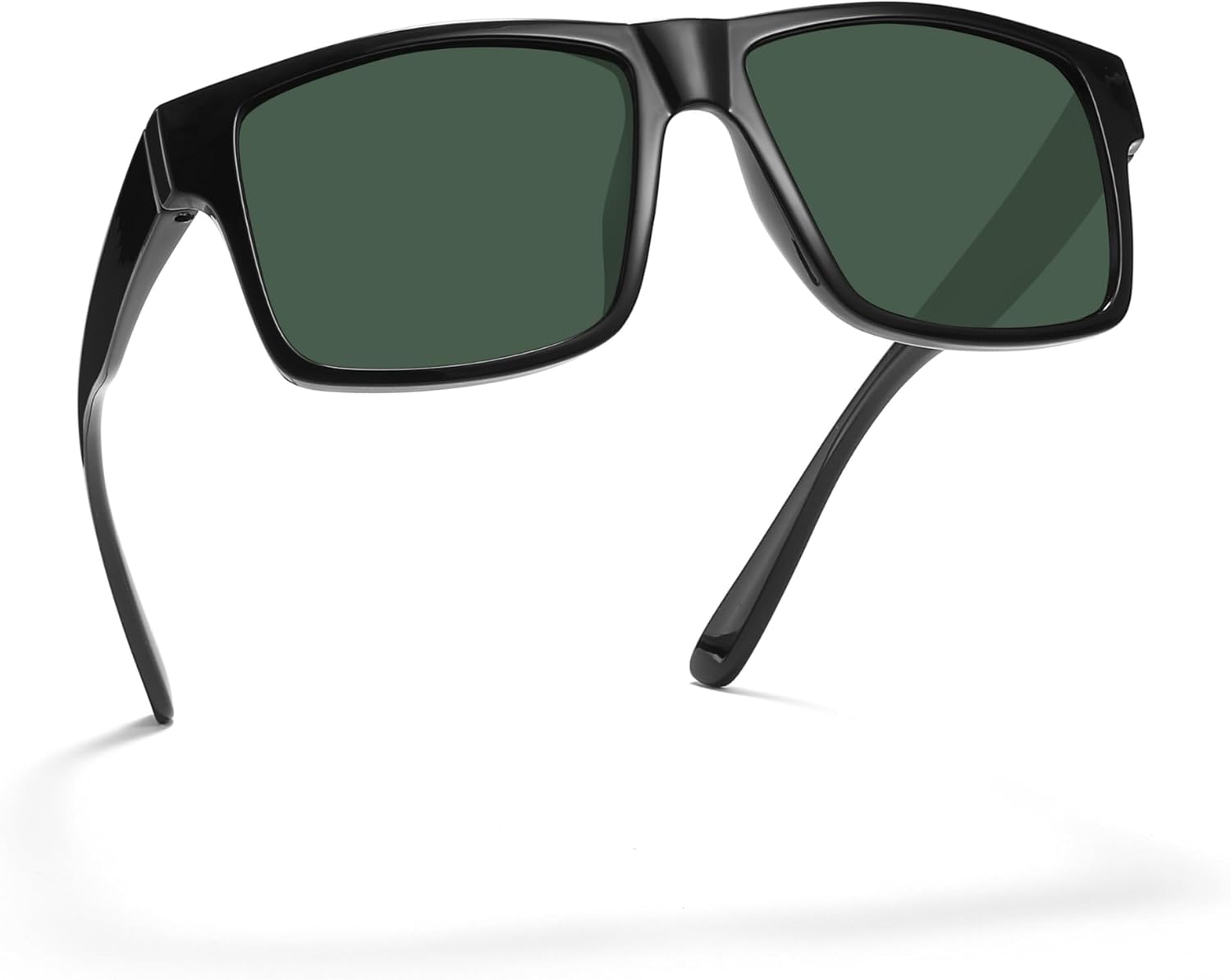 

Солнцезащитные очки XXL размера, очень большие, квадратные, 157 мм, поляризованные, для мужчин с большой широкой головой, TR90, легкие, UV400 PRIVEL, Glossy Black | Polarized Dark Green