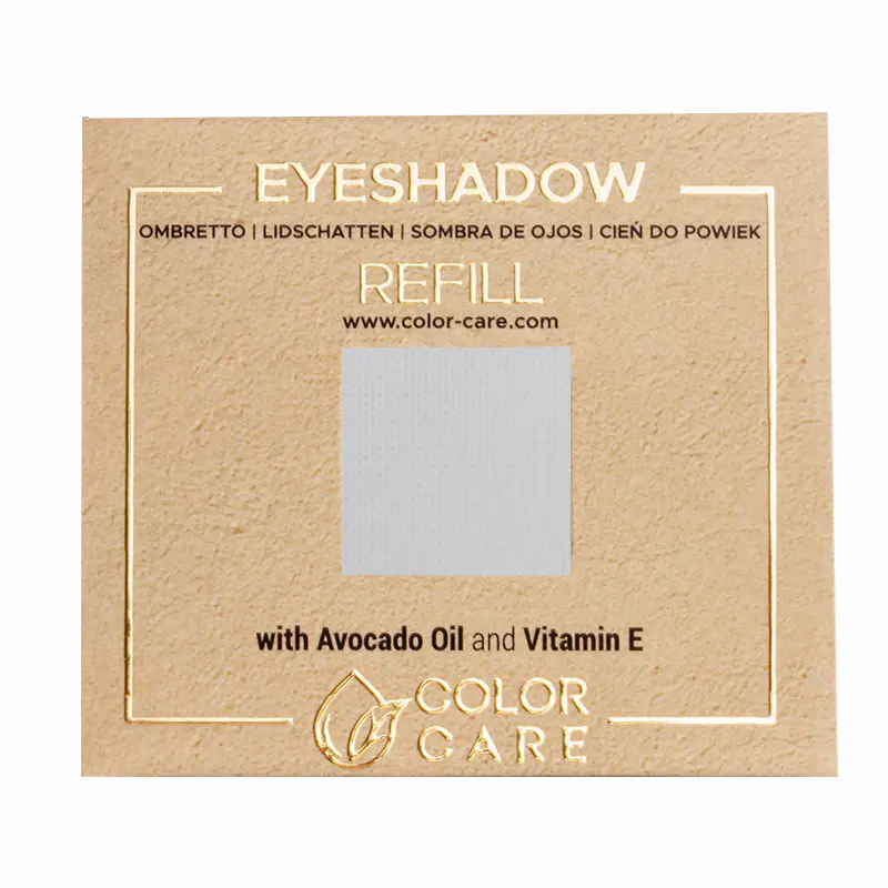 

Матовые веганские тени для век - 134 туманно-синие Color Care Matte - Black Grey White, 2 гр