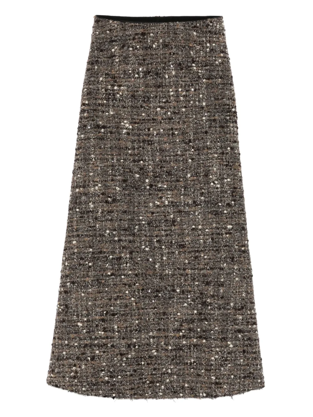

Твидовая юбка из букле Giambattista Valli, серый