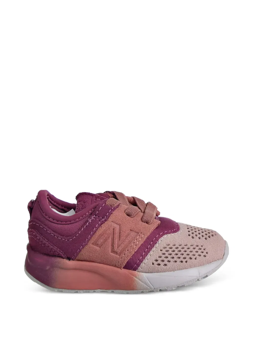 Кроссовки замшевые New Balance Kids, розовый