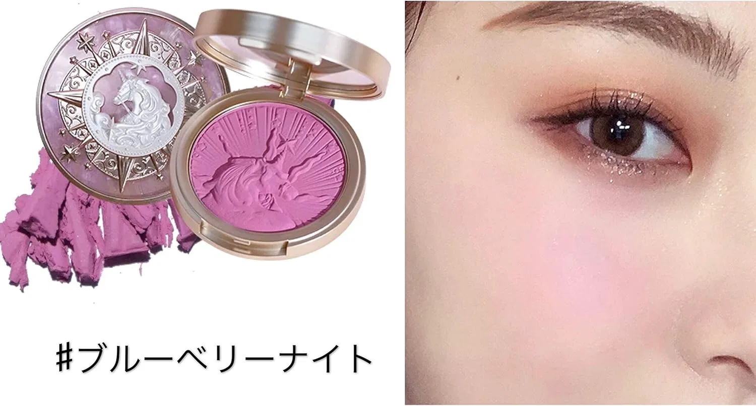 Румяна Unicorn Series Cheek Blush Blueberry Night Flower Knows — фото 3