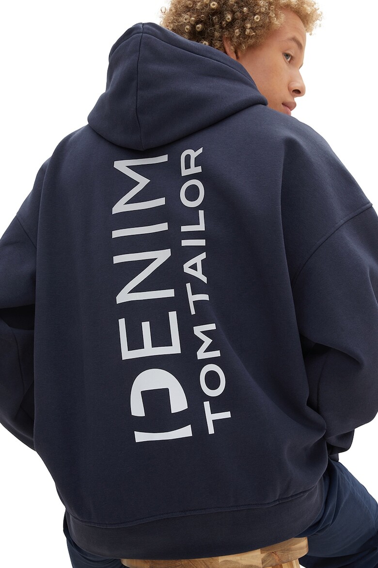 

Толстовка свободного кроя с логотипом Tom Tailor, синий