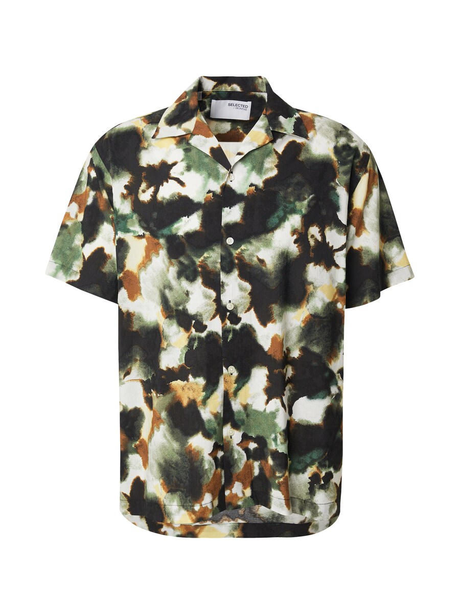 

Рубашка на пуговицах Comfort fit SELECTED SLHRLXAIR, цвет Green/Olive