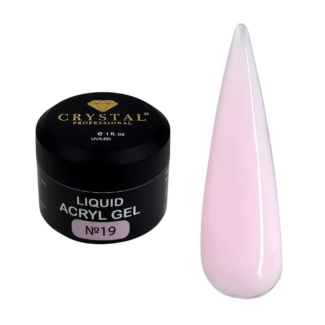 Акрил-гель для наращивания и ремонта ногтей Crystal Professional Crystal Professional, Light Pink 019 — фото 2