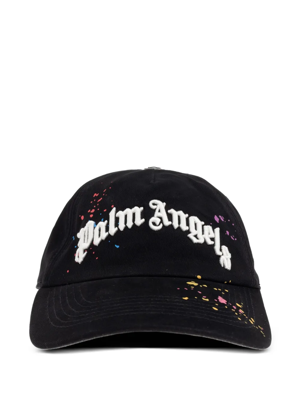 

Кепка с эффектом разбрызганной краски и логотипом PALM ANGELS, черный