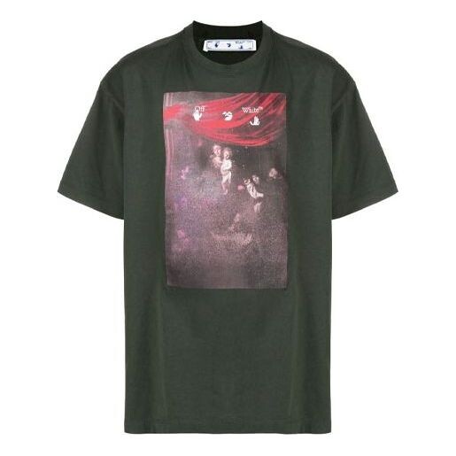 

Футболка ss21 printing arrow short sleeve loose fit black Off-White, черный