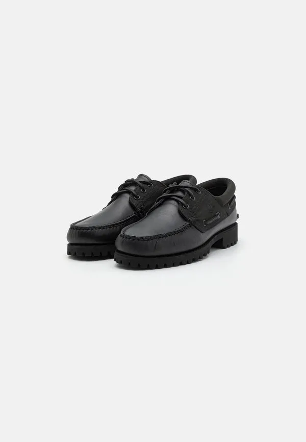 Оригинальные лодочные туфли с тремя люверсами Timberland, Blackout — фото 2