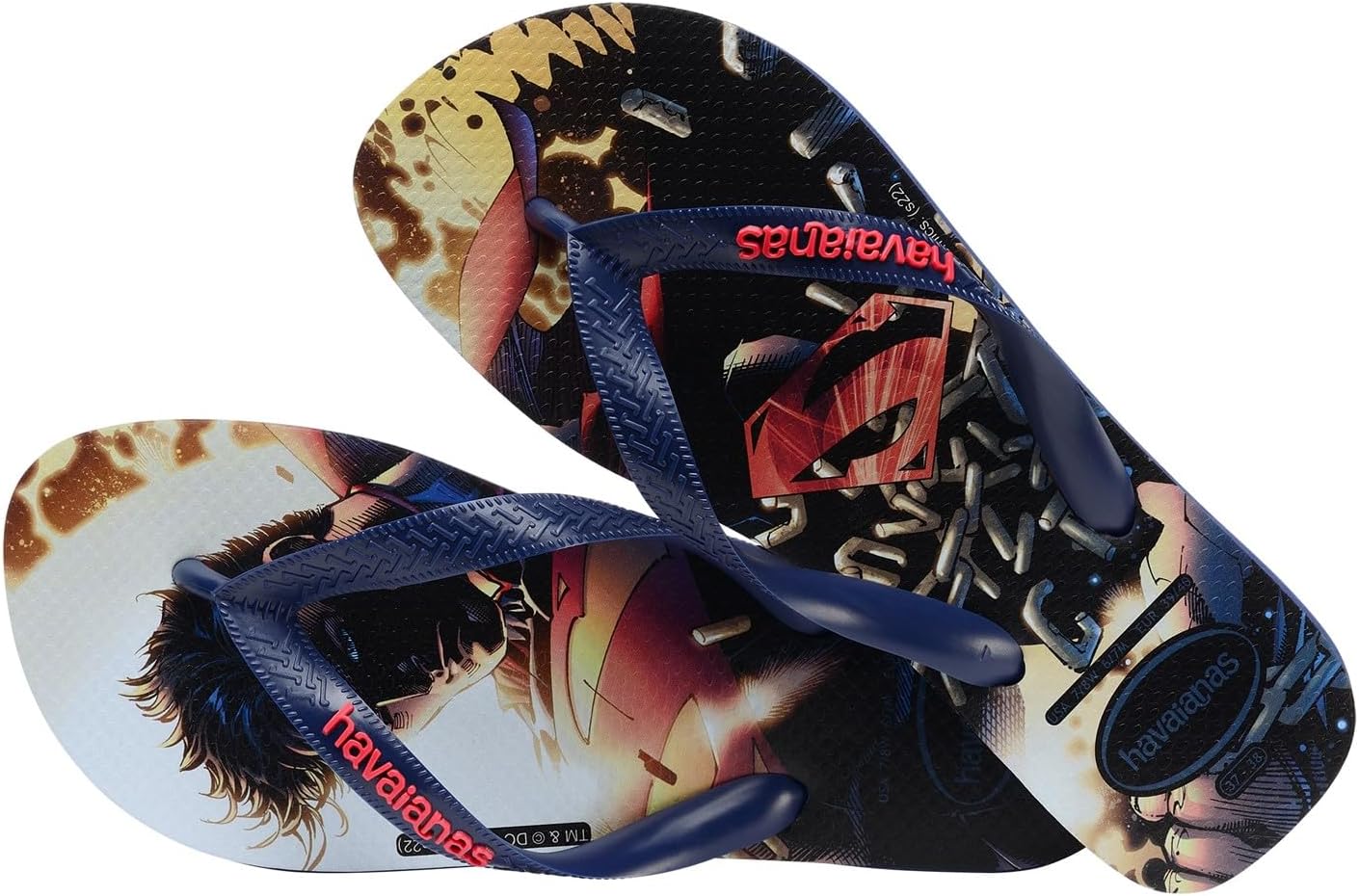 Мужские шлепанцы Havaianas, красный/синий/темно-синий — фото 3