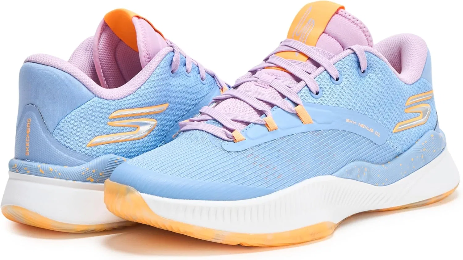 Мужские баскетбольные кроссовки Skechers Skx Nexus, Light Blue Multi-Coloured — фото 3