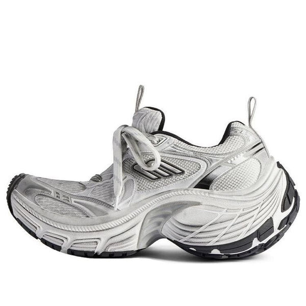 Кроссовки 10xl 'white black gris' Balenciaga, белый