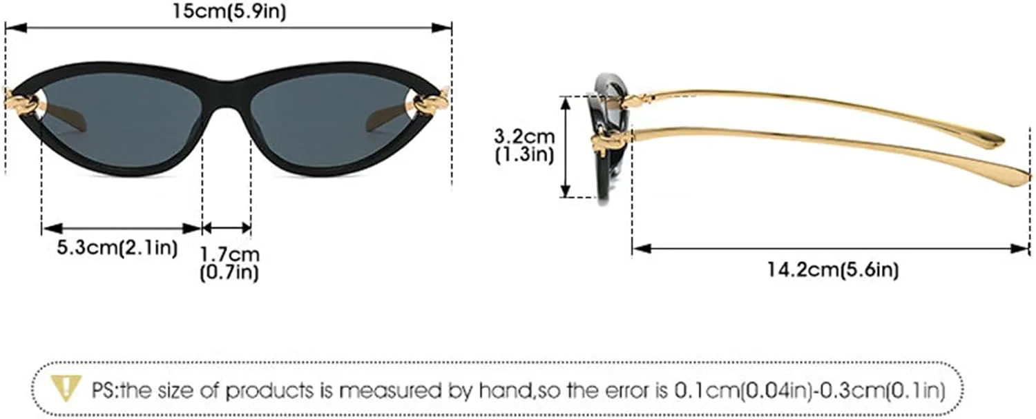 

Женские солнцезащитные очки «кошачий глаз» от Helena Trendy, роскошная металлическая оправа, цвет шампанского, ретро-стиль, защита от ультрафиолета UV400, C2