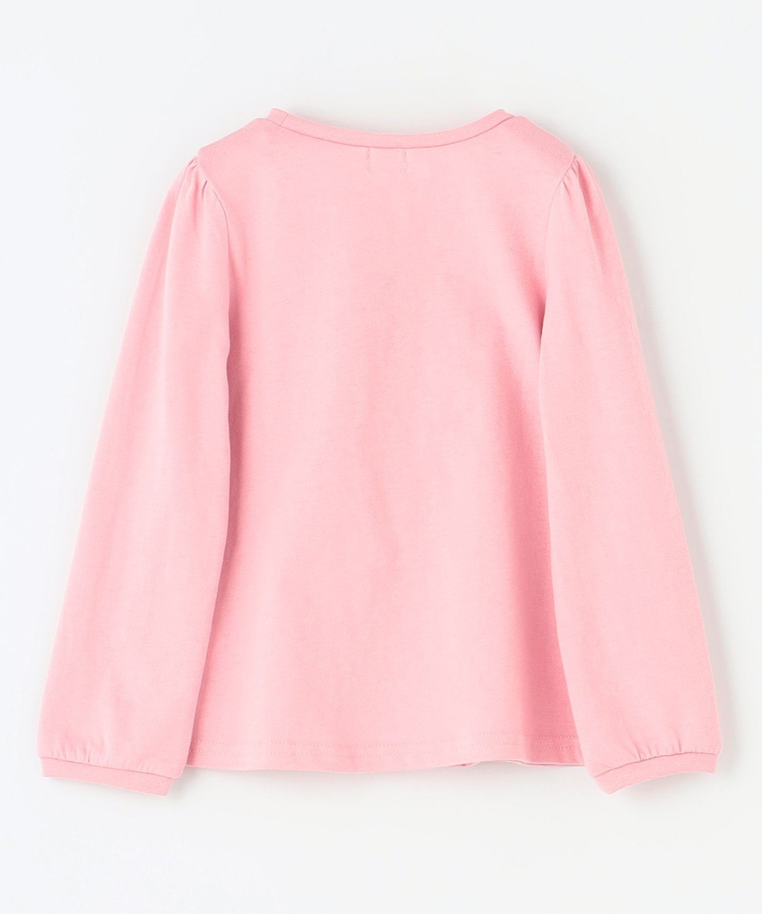 Футболка с длинными рукавами в девичьем стиле ANY KIDS, Pink (Ribbon x Cherry [012] — фото 4