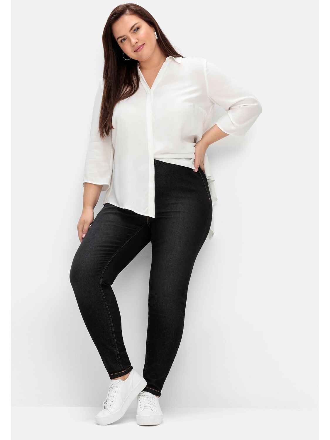 

Джинсы sheego Jeggings, черный