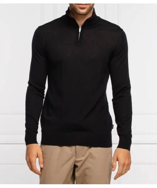 

Шерстяной свитер Regular fit Emporio Armani, синий