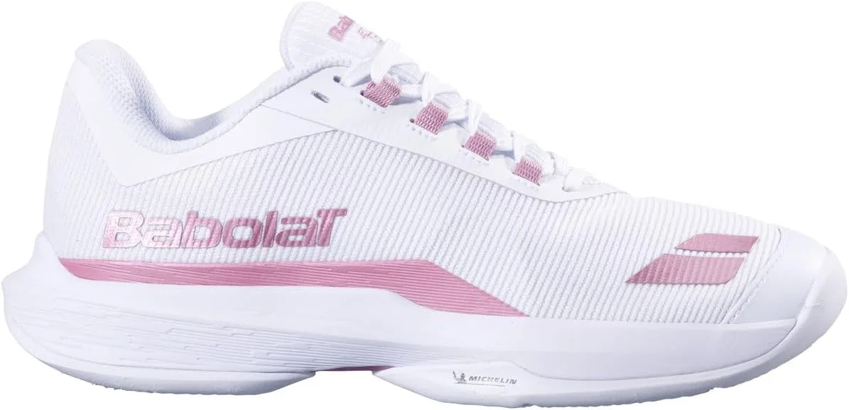 Кроссовки теннисные Babolat Jet Tere 2, белый/золотисто-розовый