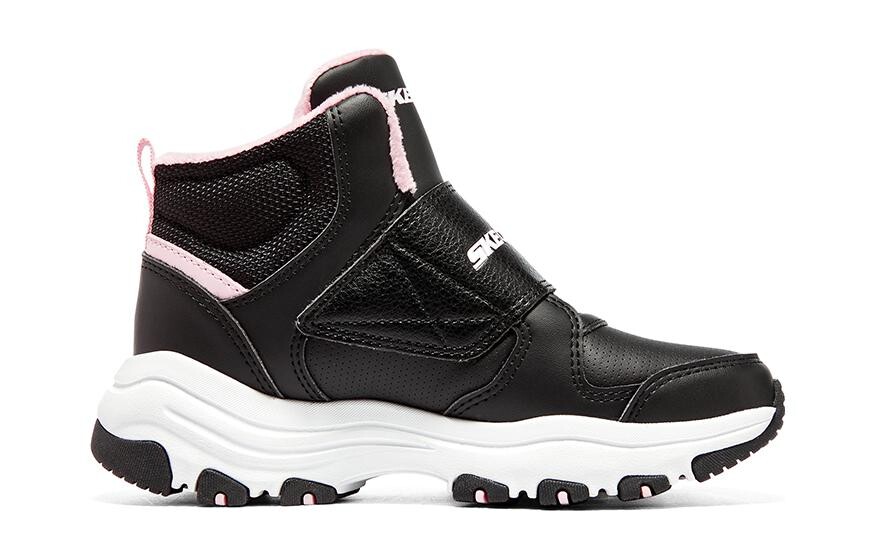 Кроссовки Skechers I-Conik Kids Lifestyle Shoes GS High-top Black/powder — фото 2