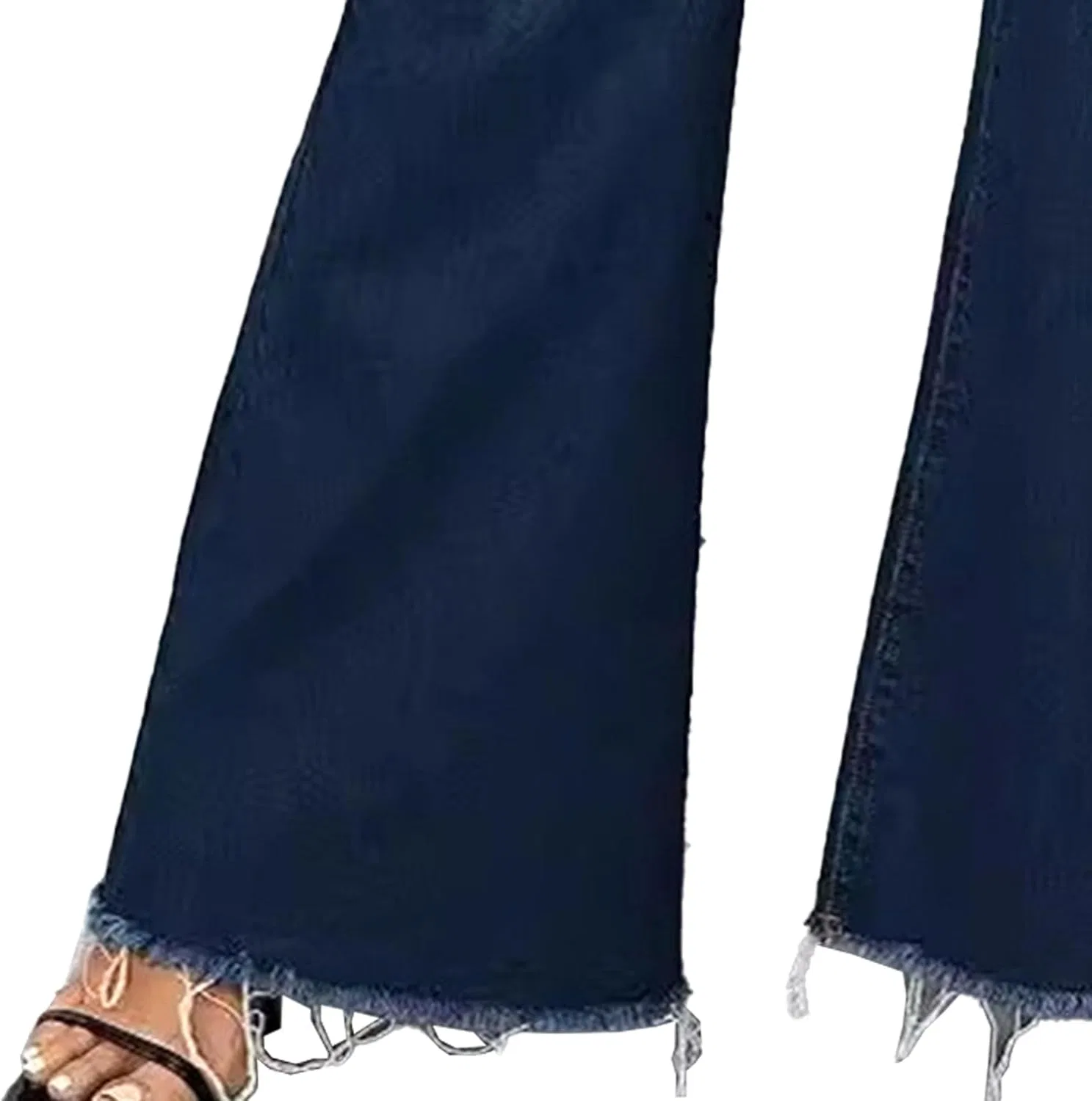 Джинсы клеш Navy Ripped — фото 4