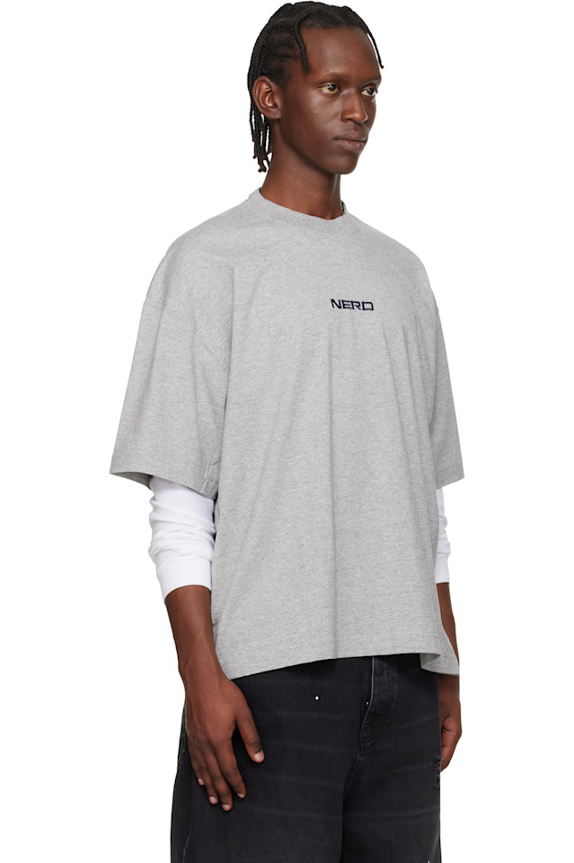 Vetements Серая футболка "ботаника" — фото 2