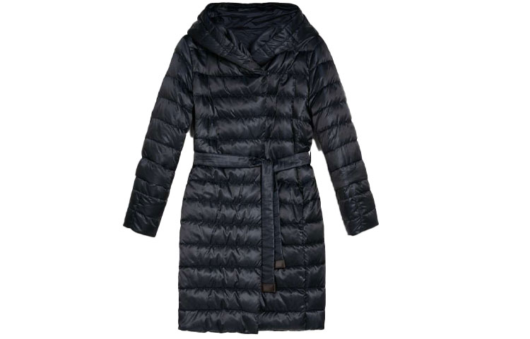 

MaxMara Приталенное стеганое пальто, Midnight Blue