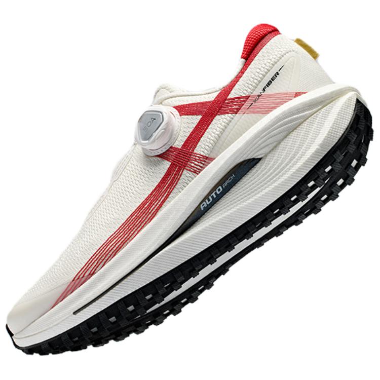 Anta Champion All-Weather Series Амортизирующие Износостойкие Низкие Повседневные Беговые Кроссовки Мужские Белый Красный, Папирус Белый/Классический Красный — фото 2