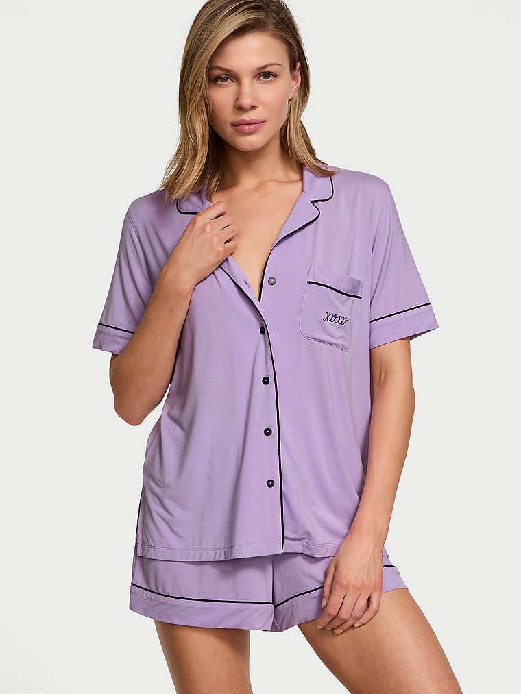 

Мягкий короткий пижамный комплект из модала Victoria'S Secret, мультиколор