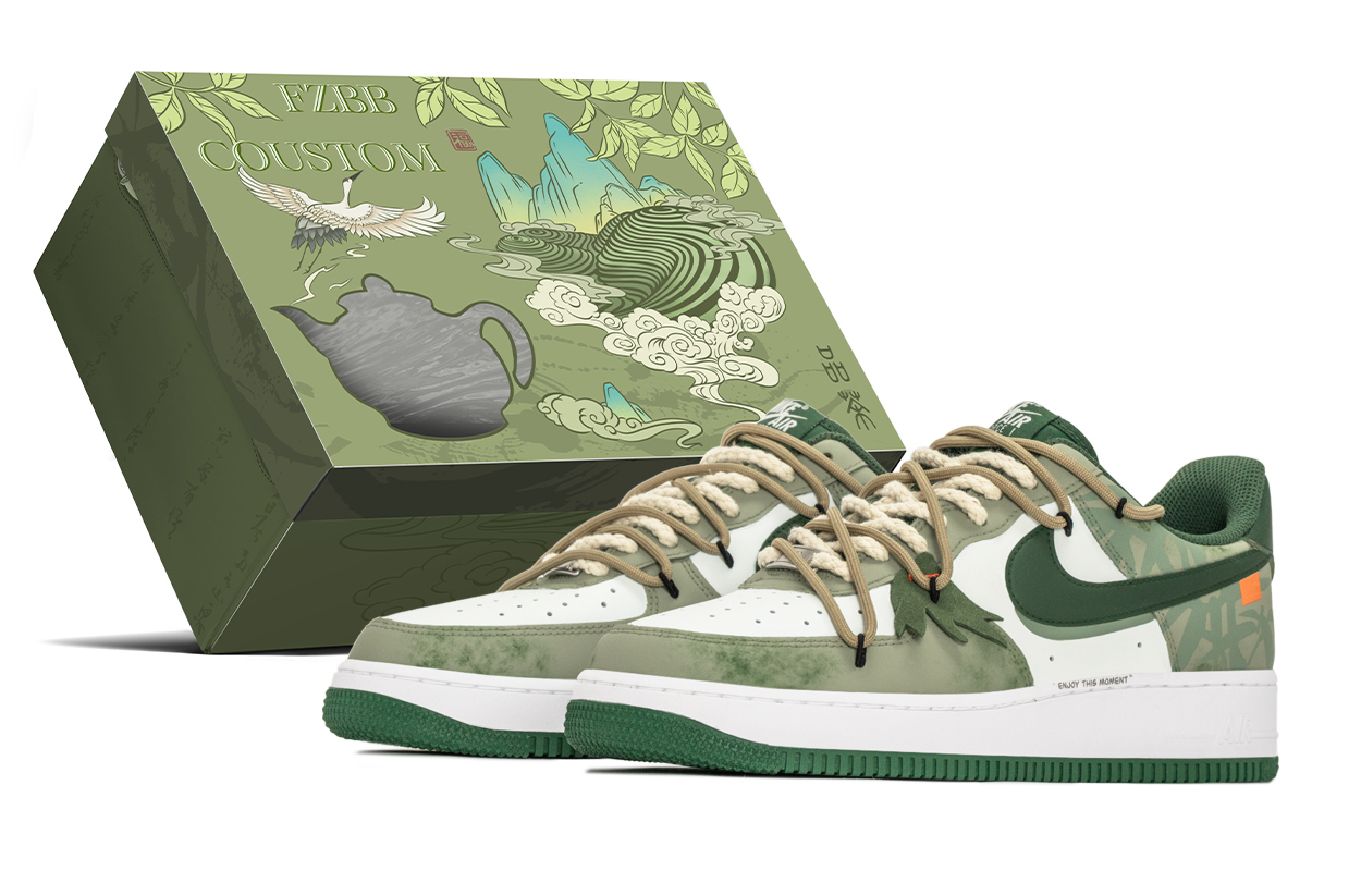 

Кроссовки Air Force 1 для скейтбординга мужские низкие Nike, зеленый