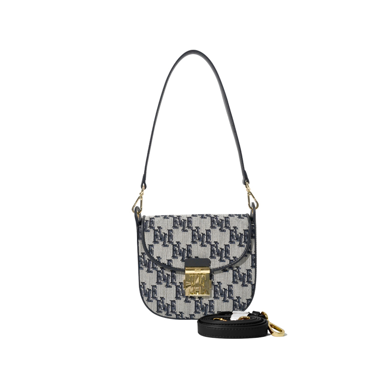 

ELLE Сумка через плечо Fabric, женская, черная/коричневая