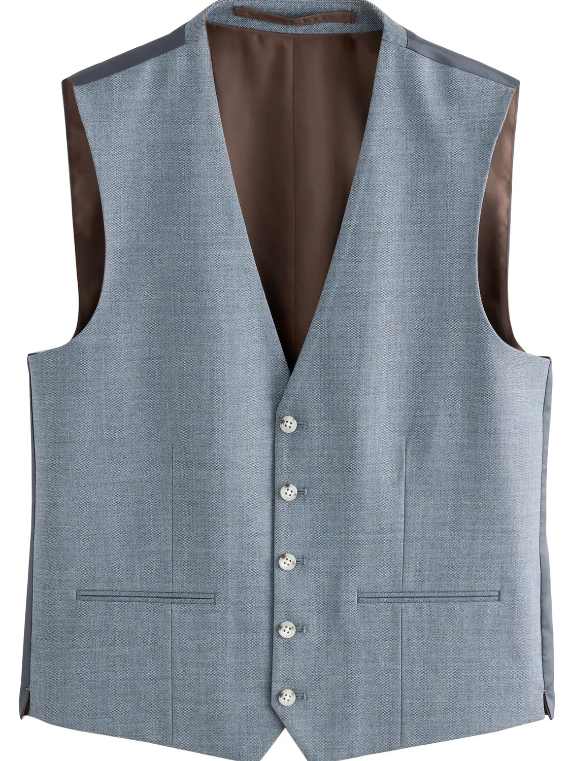 Жилет Next Suit Vest в пыльно-голубом цвете