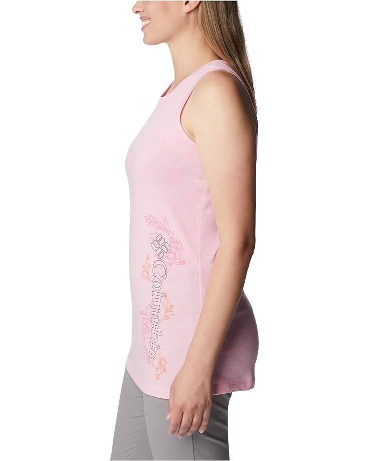 

Топ Columbia Bluff Mesa Tank Top, цвет Wild Rose Heather/Blooming Lines Graphic