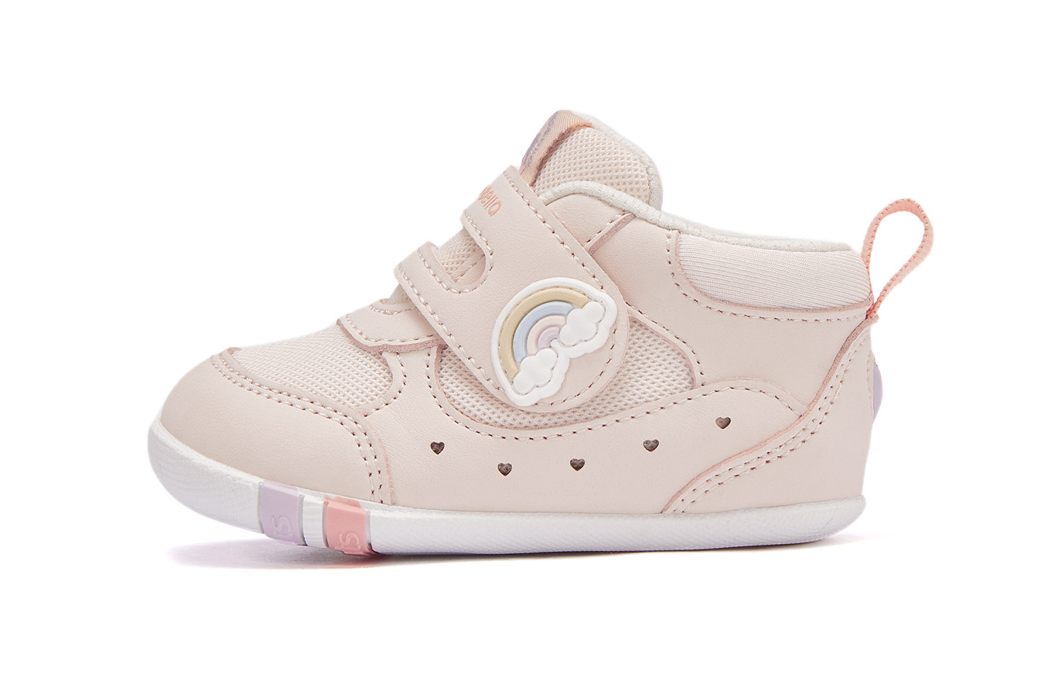 

Износостойкие, противоскользящие, противоударные туфли для малышей DAVE&BELLA, розовый