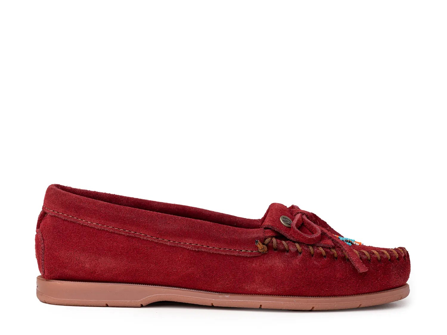 Тапочки Minnetonka Nizhoni Moc Slipper - Women's, красный — фото 4