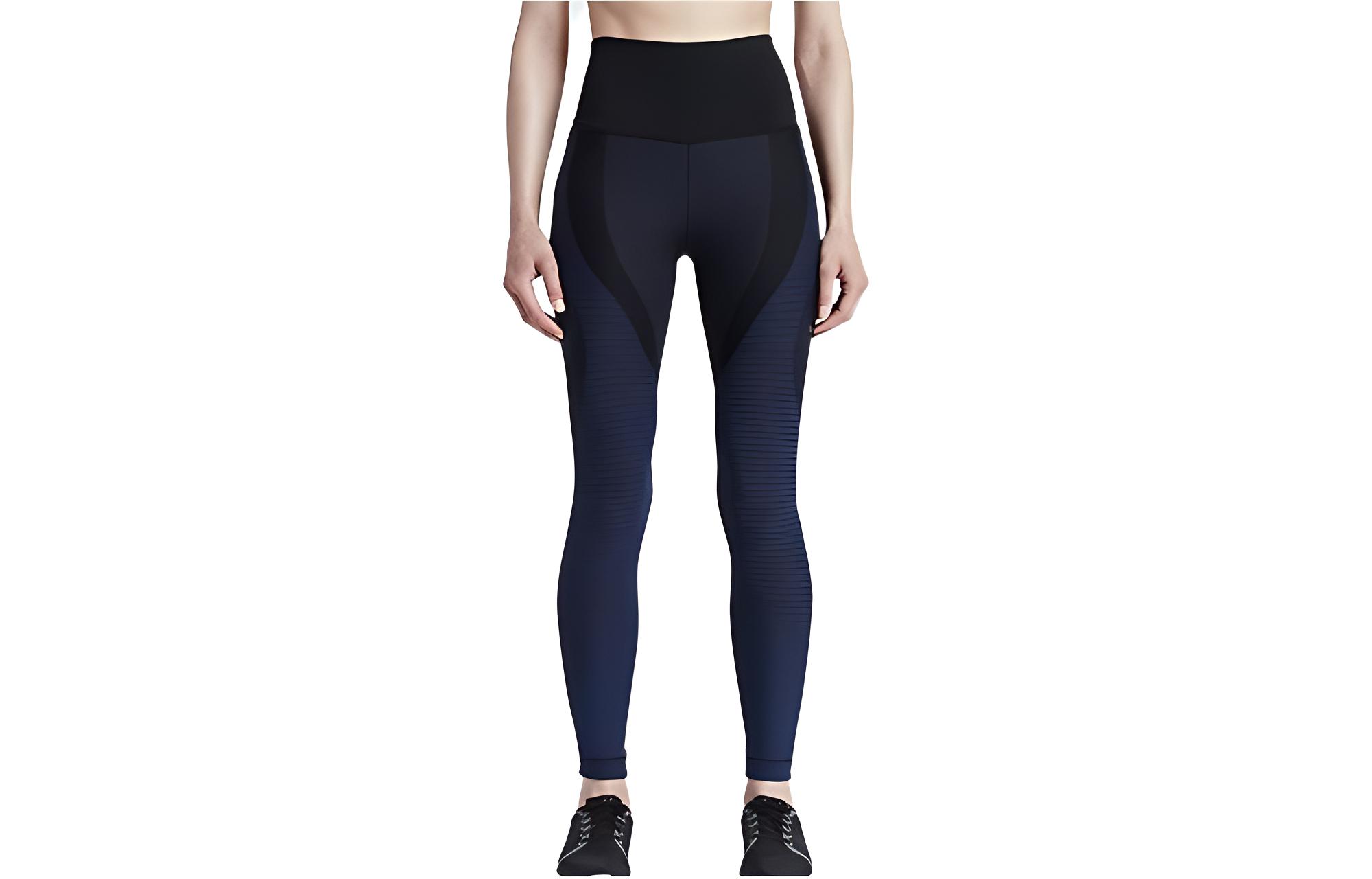 

Nike Спортивные брюки женские сине-черные