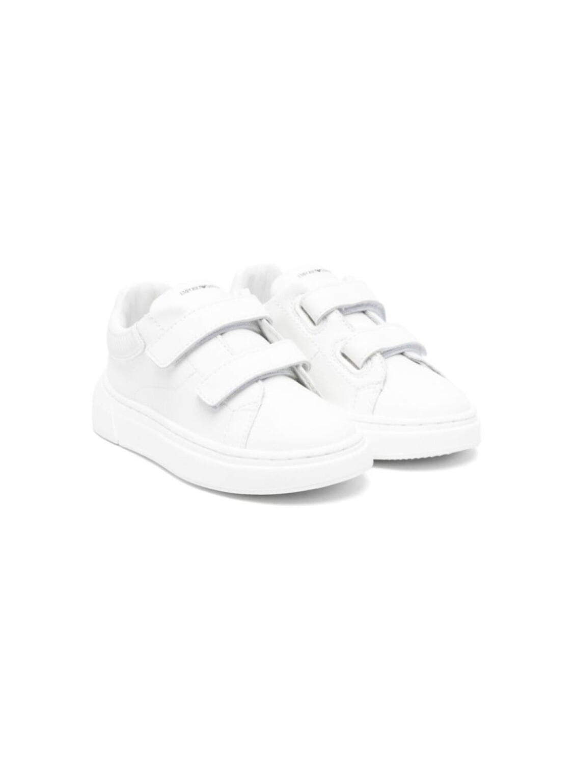 

Кожаные кроссовки Emporio Armani Kids, белый