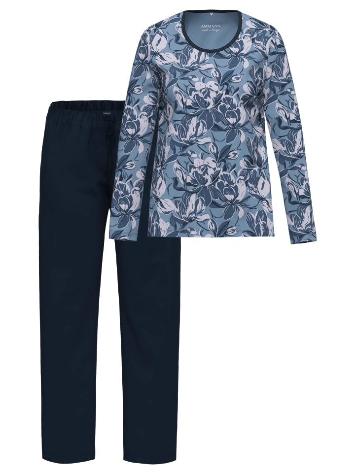 

Ammann Пижама Night & Home синего цвета