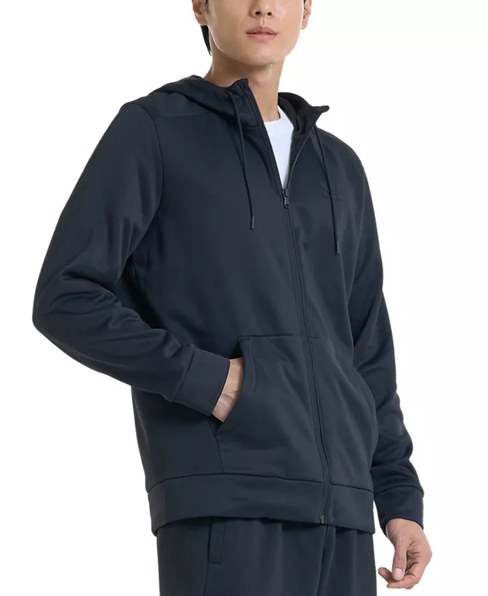 

Мужская толстовка с капюшоном Armour Fleece на молнии Under Armour, черный