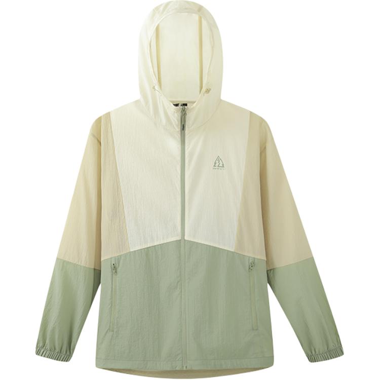 

361° Мужская тонкая худи с защитой от солнца Chasing Light Dragon Well Green/Sand Brown White