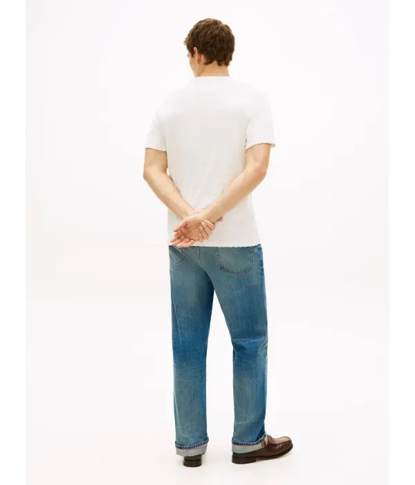 Футболка regular fit Tommy Hilfiger, экрю — фото 3