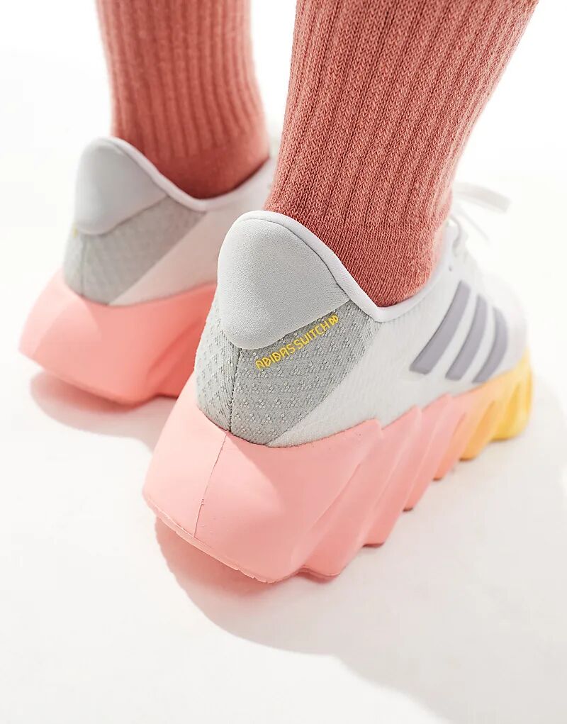 Кроссовки adidas Running Switch FWD 2 белого и оранжевого цвета adidas performance — фото 3