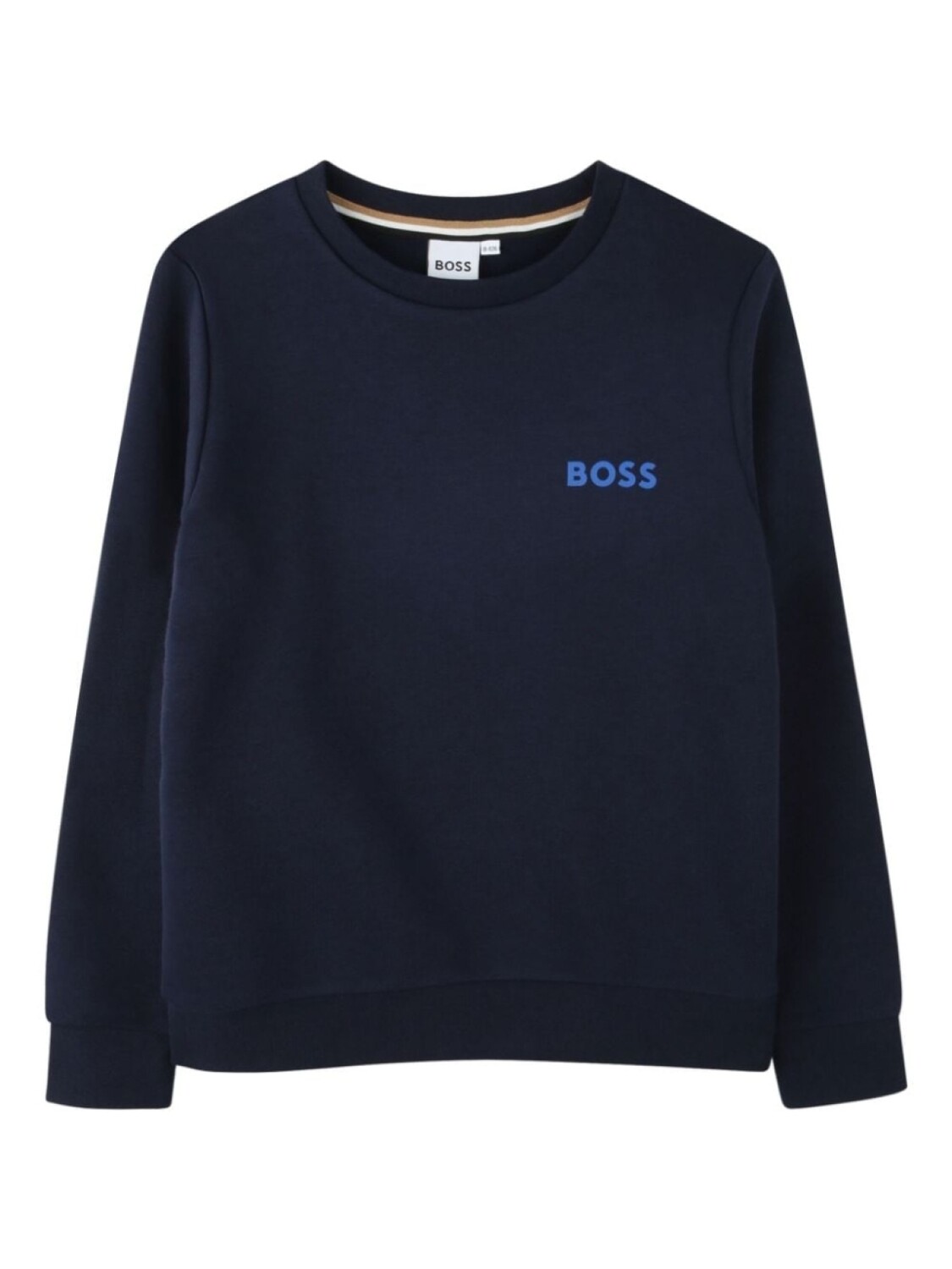 

BOSS Kidswear толстовка с логотипом, синий