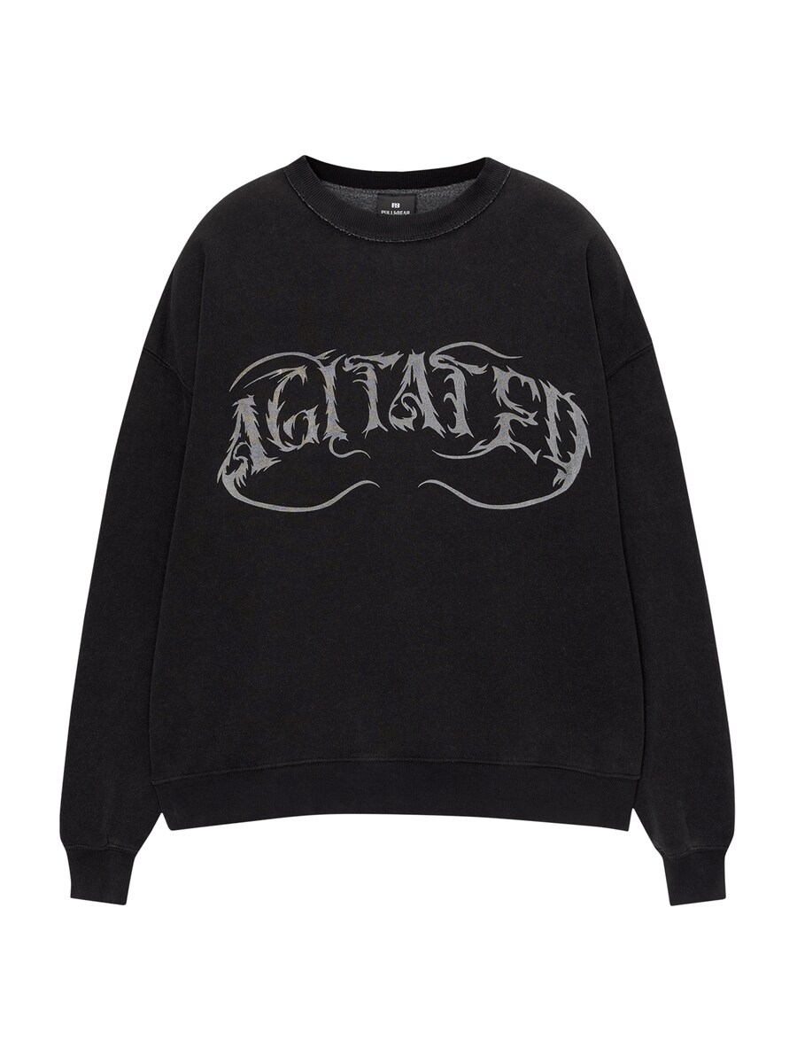 

Толстовка Pull&Bear, цвет Anthracite/Light grey