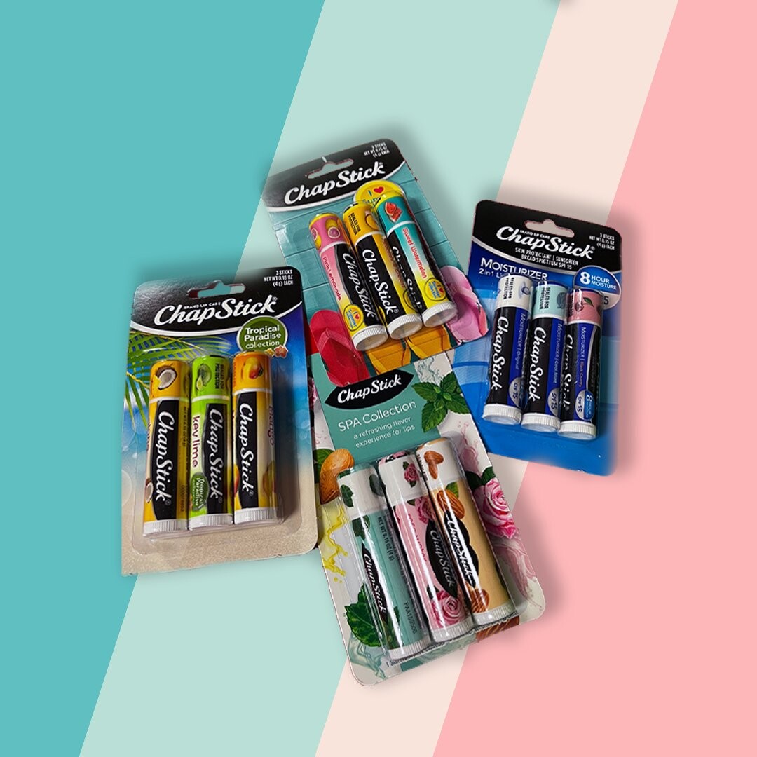 ChapStick, Губная помада увлажняющая, Черная вишня, холодная мята оригинал, 3 шт — фото 2