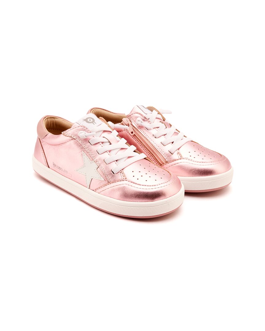 

Старые подошвы Платиновый бегун Кожаные кроссовки Old Soles, розовый