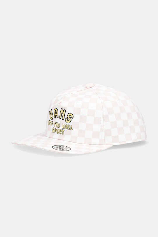 

Детская хлопковая кепка с козырьком Willow Snapback Vans, розовый
