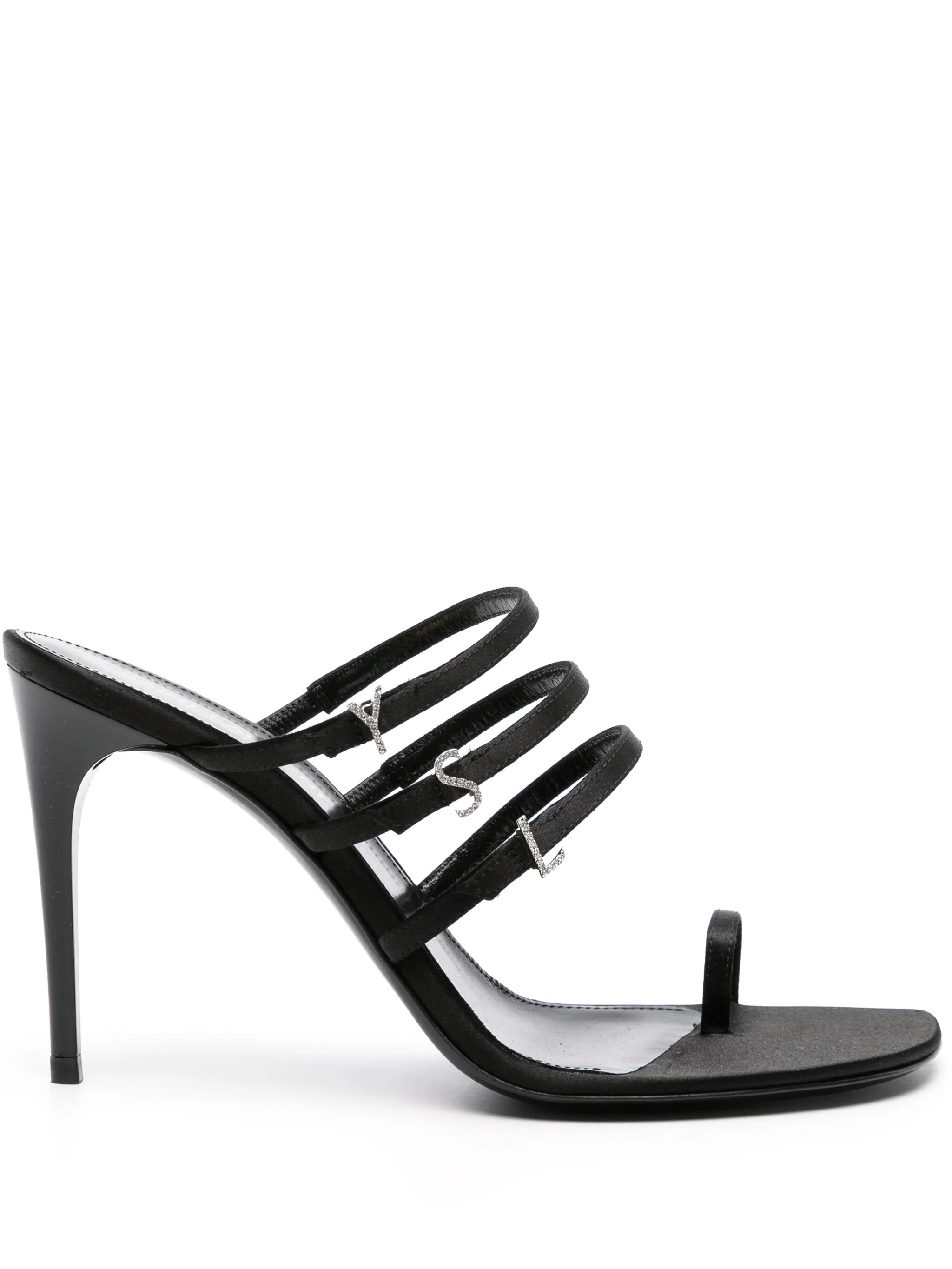 Мюли Jerry 95 Saint Laurent, черный